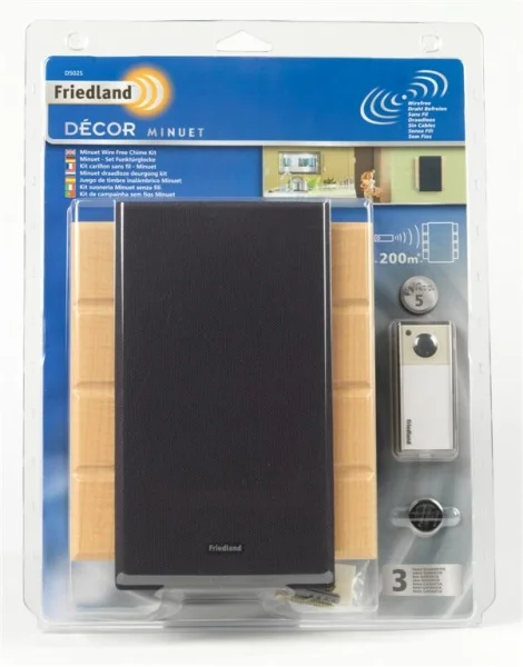 Friedland Decor Minuet 200m Wirefree Door Chime Kit Bild 1
