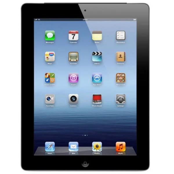 Apple New iPad 3rd Generation - 64GB Wi-Fi Tablet in Black (MC707B/A) Bild 1