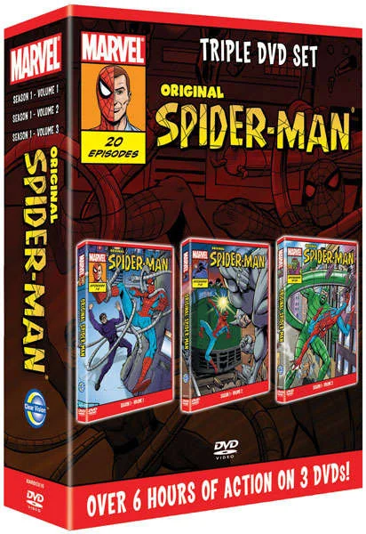 Original Spider-Man: Triple DVD Set - Season 1 Volume 1, Season 1 Volume 2 and Season 1 Volume 3 Bild 1