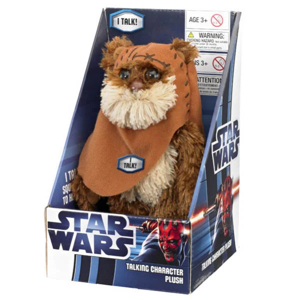 Star Wars - Deluxe Talking Plush - Wicket 10 Inch Bild 1