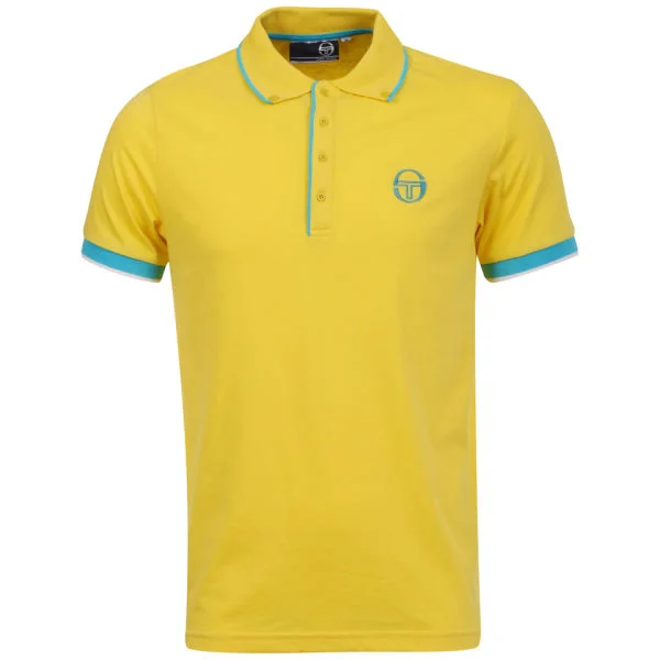 Sergio Tacchini Men's Class Polo Shirt - Yellow - S - Gelb Bild 1