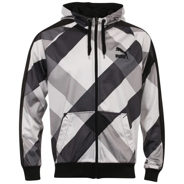Puma Men's Archive Track Jacket - Black/White - S - Black/White Bild 1