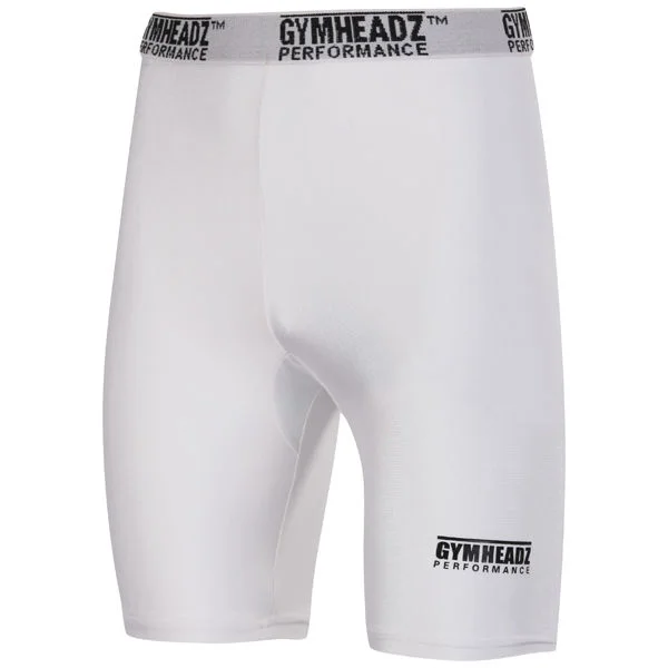 Gymheadz Men's Performance Skin Range Short White - S - Weiß Bild 1