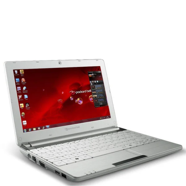 Packard Bell Dot 10.1 Inch SC/Atom Netbook N2600 (1GB RAM 320GB HDD W7S White) Bild 1
