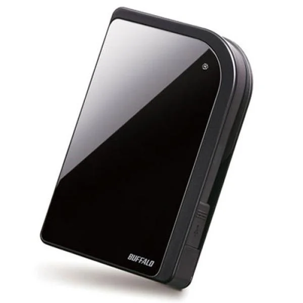 Buffalo MiniStation 500GB Portable USB 2.0 Hard Drive with Shock Resistance Black Bild 1