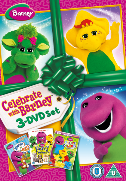 Barney: Celebrate With Barney (Please and Thank You / Furry Friends / Shapes and Colours) Bild 1