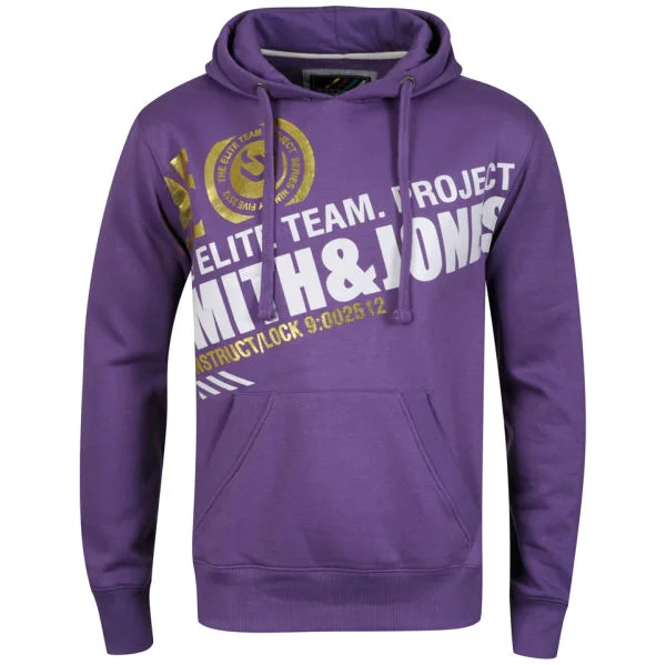 Smith & Jones Men's Arrigo Sweat - Deep Purple - S - Deep Purple Bild 1