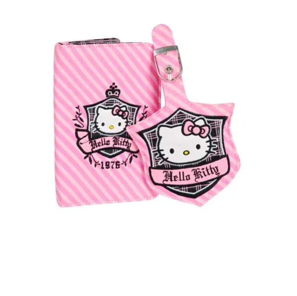 Hello Kitty Passport Cover & Luggage Tag Set Bild 1
