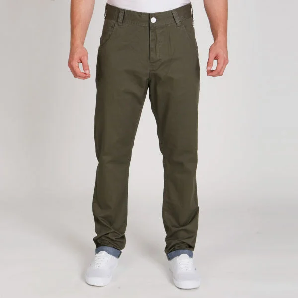 55 Soul Men's Space Chinos - Khaki - 30R - Kaki Bild 1