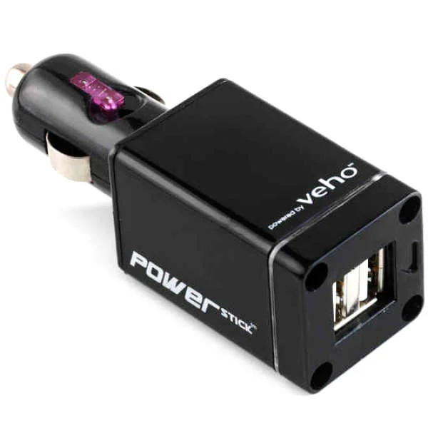 Veho Powerstick Dual USB 12v Car Charger for USB Charged Devices Bild 1