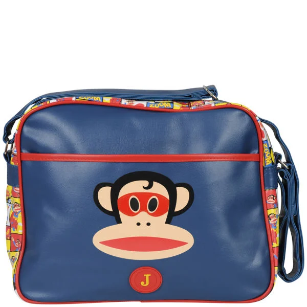 Paul Frank Red Mask Collage Messenger Bag - Navy Bild 1