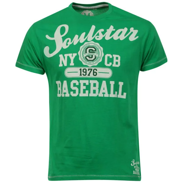 Soul Star Men's Beeball T-Shirt - Green - S - Grün Bild 1
