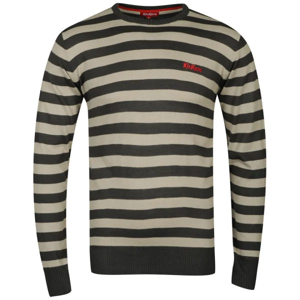 Kickers Men's Slider Knit - Dark Grey/Grey - S Bild 1