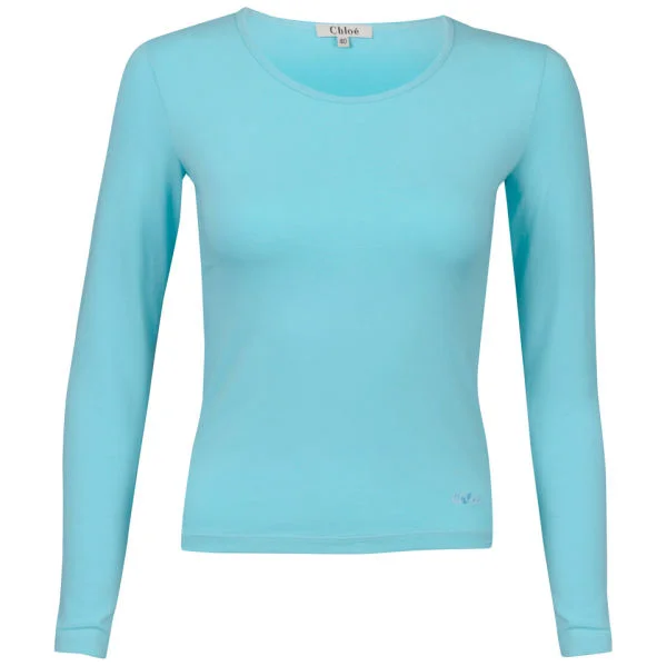 Chloe Women's Long Sleeve Top - Baby Blue - 10 - Baby Blue Bild 1