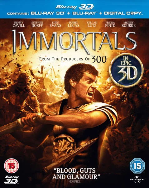 Immortals 3D (3D Blu-Ray, 2D Blu-Ray and Digital Copy) Bild 1