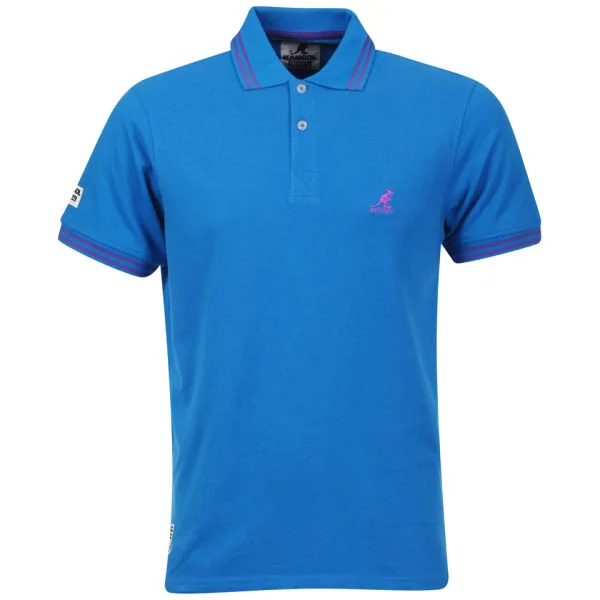 Kangol Men's Joshua Tipped Polo Shirt - Electric Blue - M - Electric Blue Bild 1
