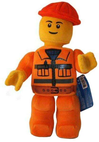 LEGO: Plush 12” Construction Worker Bild 1