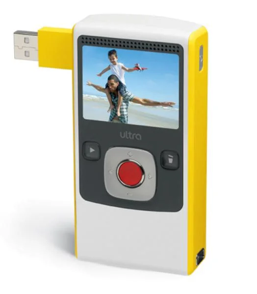 Flip Ultra2 Camcorder - Yellow (U1120YUK) Bild 1
