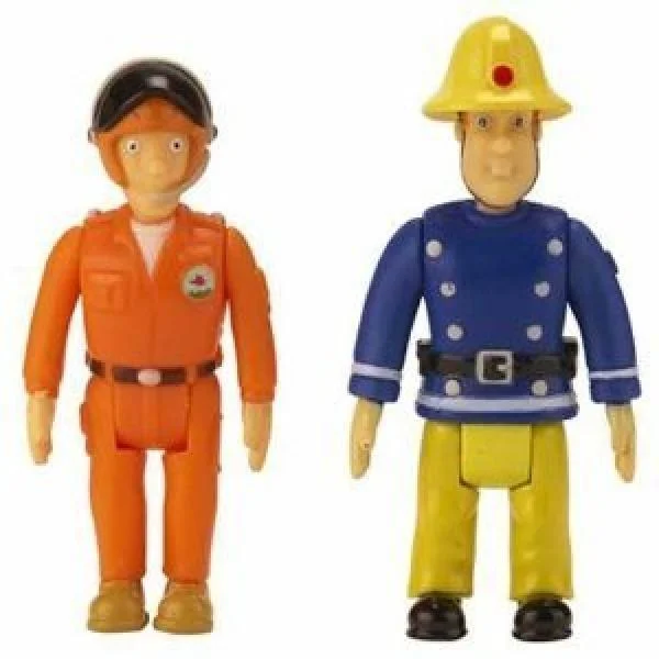 Fireman Sam 2 Pack Action Figures Fireman Sam & Pilot Bild 1