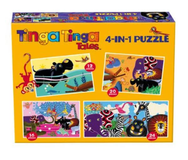 Tinga Tinga Tales 4 in 1 Puzzles Bild 1