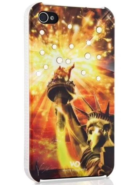 White Diamonds: Liberty Gold iPhone 4 Case Bild 1