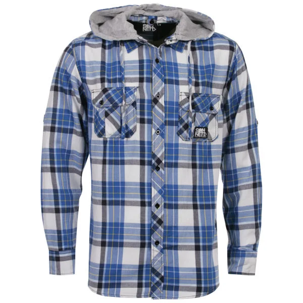 Sonneti Men's DA Hooded Shirt - Blue - S - Blau Bild 1