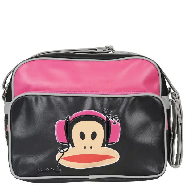 Paul Frank Headphones Messenger Bag - Fuschia/Black Bild 1