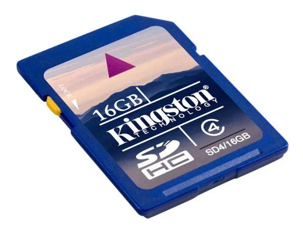 Kingston 16GB SDHC Card - Class 4 (SD4/16GB) Bild 1
