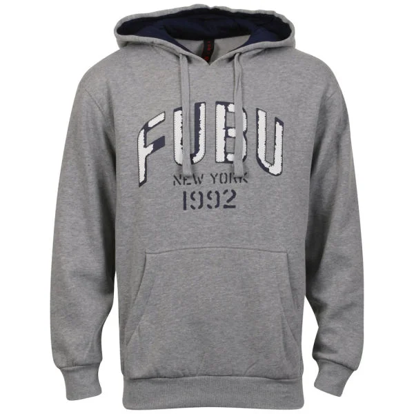 FUBU Men's 1992 New York Hoody - Grey - S - Grau Bild 1