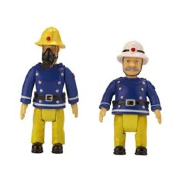 Fireman Sam 2 pack Action Figures Sam and Officer Steele Bild 1