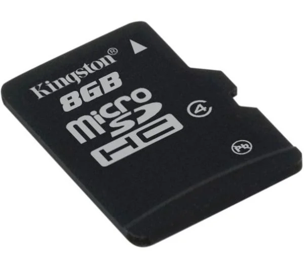 Kingston 8GB MicroSDHC Card - Class 4 (SDC4/8GB) Bild 1