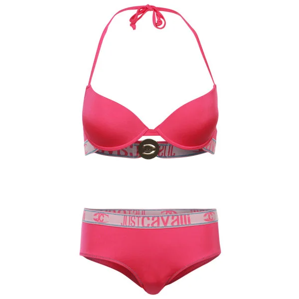 Just Cavalli Women's Logo Waistband Bikini - Pink - 8 - Rosa Bild 1
