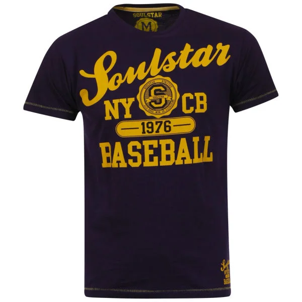 Soul Star Men's Beeball T-Shirt - Purple - S - Violet Bild 1