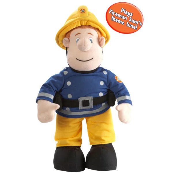Feuerwehrmann Sam - 12 Zoll Sprechender Feuerwehrmann Bild 1