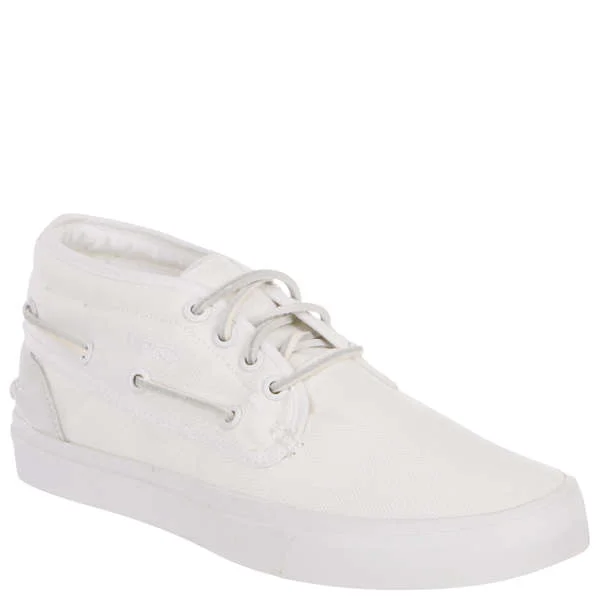WESC Men's Ahab Mid Top Trainer - White - 7 - Weiß Bild 1