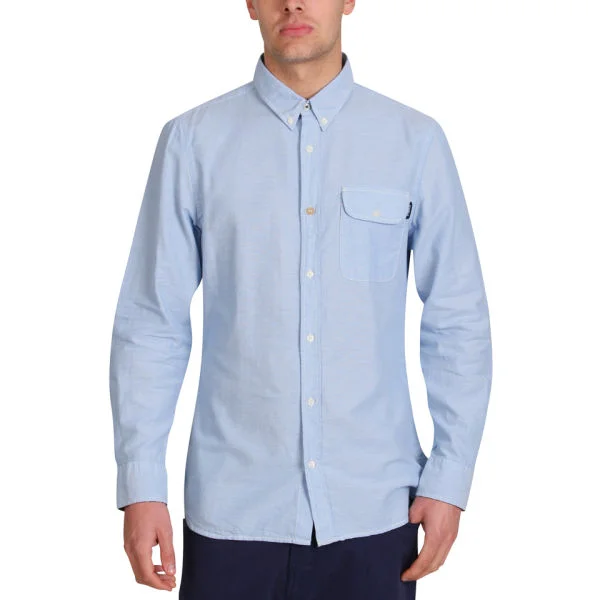 Mas-if Men's Croak Oxford Shirt - Sky Blue - S - Sky Blue Bild 1