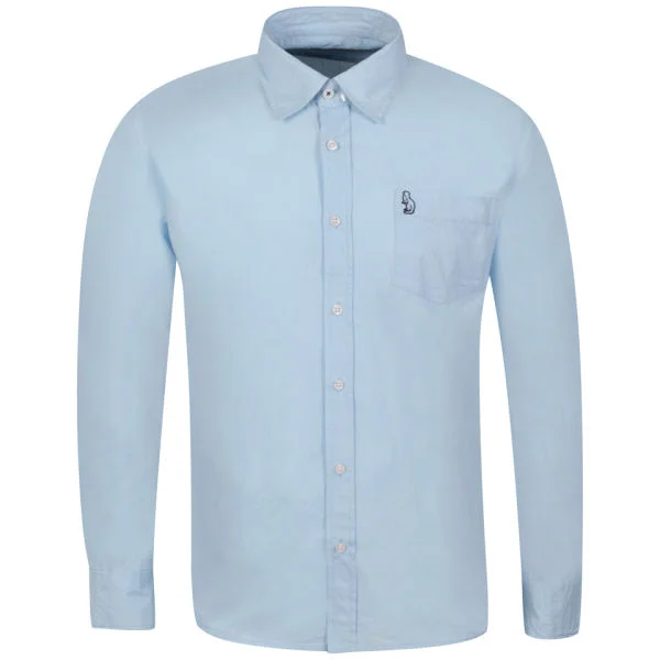 Barnaby Mac Men's Brighton Shirt - Pale Blue - S - Pale Blue Bild 1