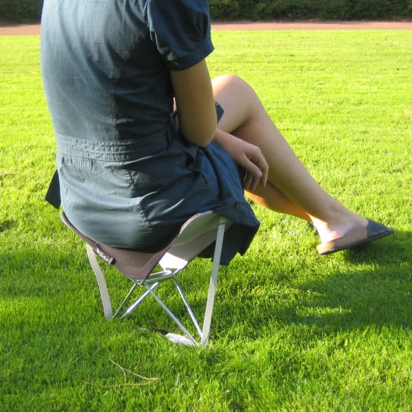 Y.Ply Portable Outdoor Seat and Back Rest - Grey Bild 1
