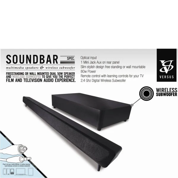 Versus Resonance SoundBar Sub (Wireless) Bild 1