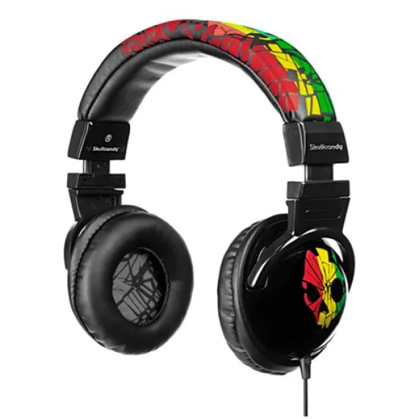 Skullcandy 2010 Hesh Headphones - Shattered Rasta Bild 1