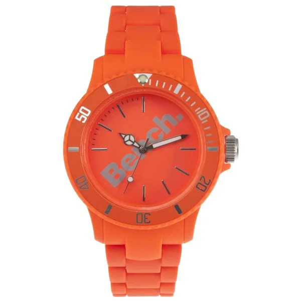 Bench Women's Plastic Bracelet Strap Watch - Orange Bild 1