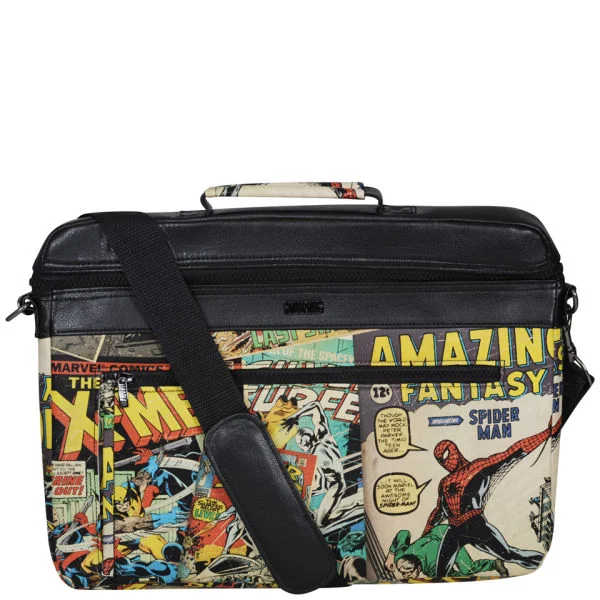 Marvel Retro Comic Laptop Case - Multi Bild 1