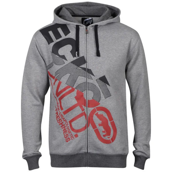 Ecko Men's Elmwood Hoody - Grey - S - Grau Bild 1