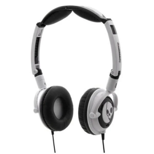 Skullcandy 2010 Lowrider Headphones - White/Black Bild 1