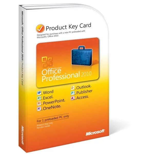 Office 2010 Professional (Product Key Card) Bild 1