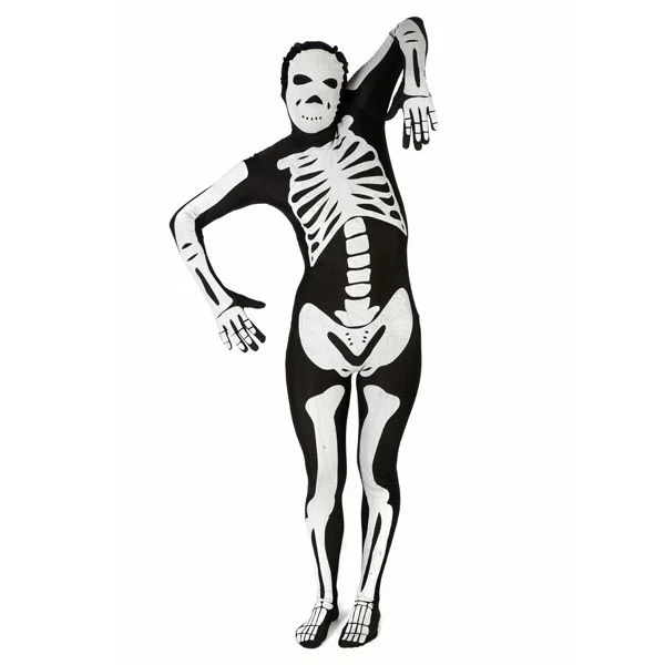Morphsuits Skeleton Black - M - Skeleton Black Bild 1
