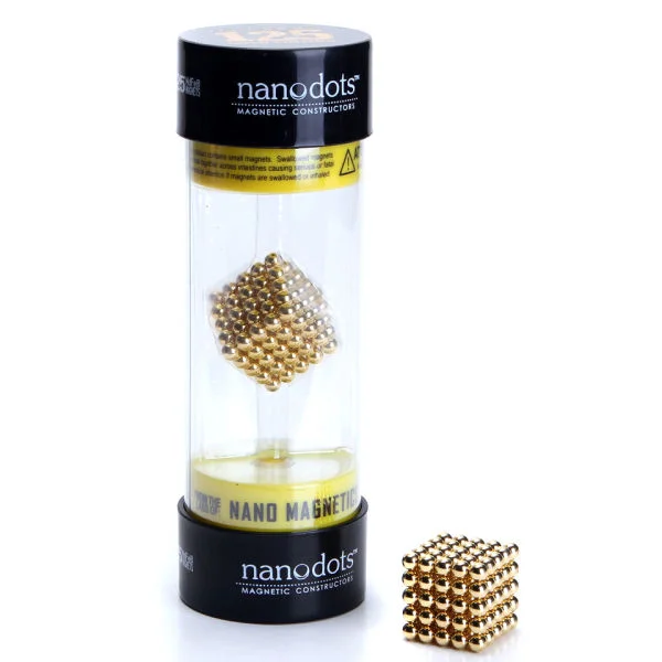 Nanodots Magnetische Kügelchen - Gold - 125 Kugeln Bild 1