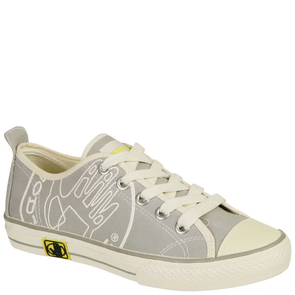 Body Glove Unisex Lifestyle Sympathy Canvas Pump - Grey/White - 42 - Weiß Bild 1