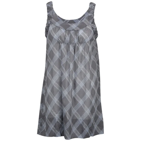 Chloe Women's Criss Cross Tunic - Blue/Grey - 12 - Blue/Grey Bild 1