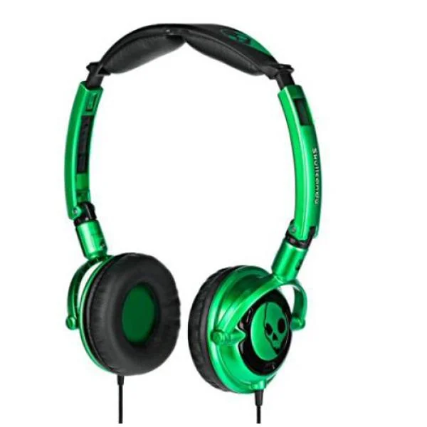 Skullcandy 2010 Lowrider Headphones - Green/Black Bild 1
